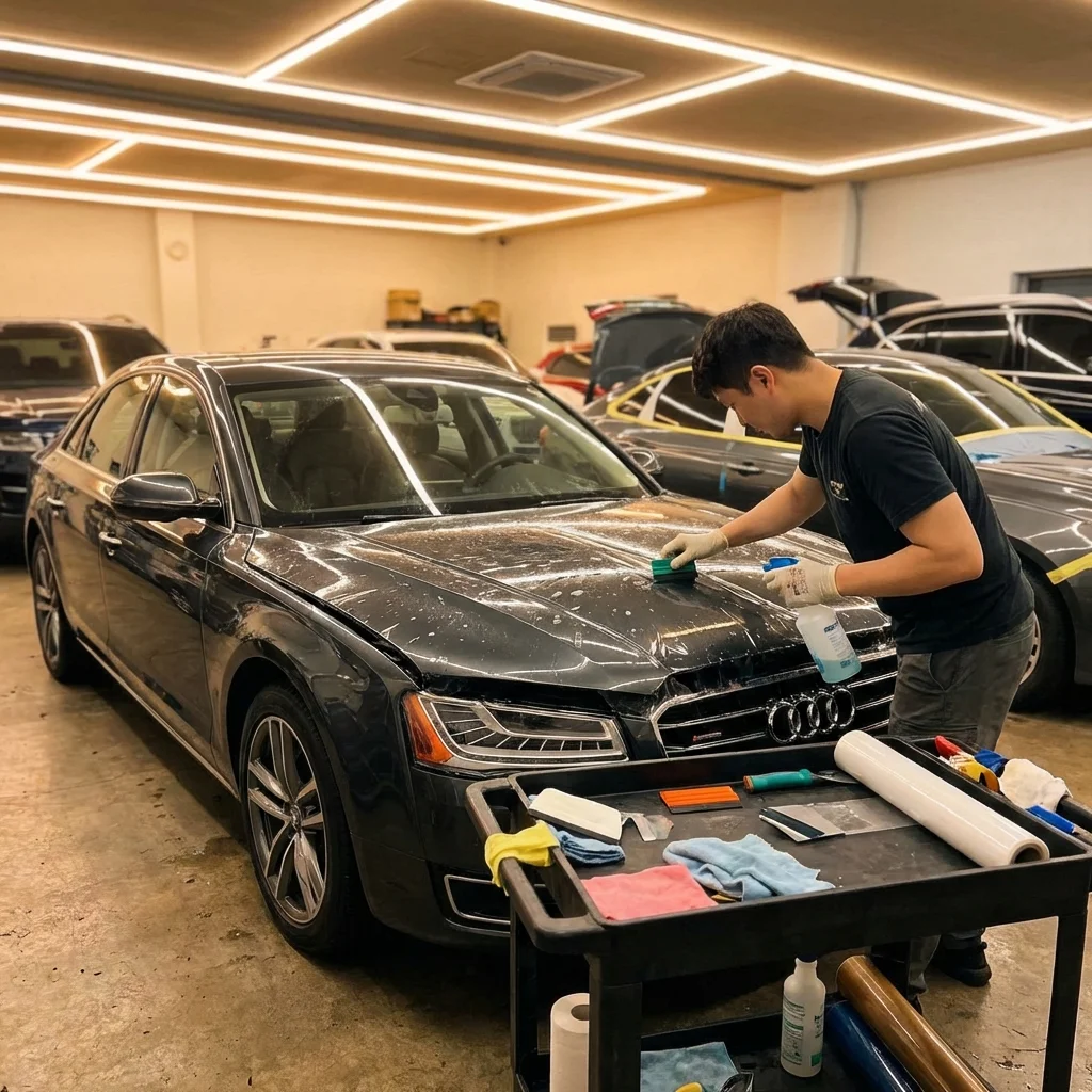 Защита зоны риска плёнкой