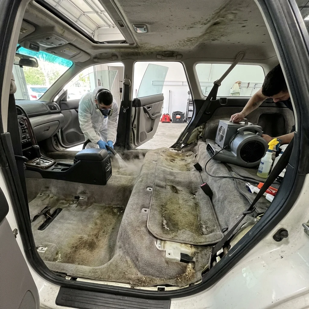 Удаление плесени и запаха